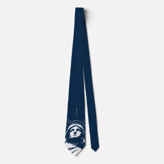 Statue of Liberty Tie NY City Souvenir Necktie