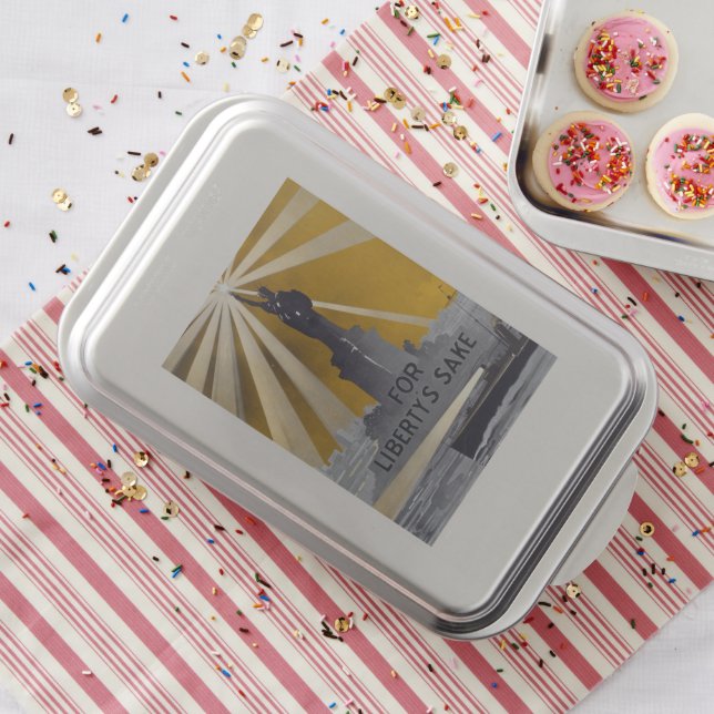 Statue of Liberty Torch & US Navy World War II    Cake Pan (In Situ)