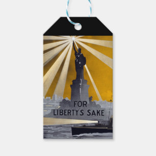 Statue of Liberty Torch & US Navy World War II Gift Tags