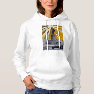 Statue of Liberty Torch & US Navy World War II Hoodie