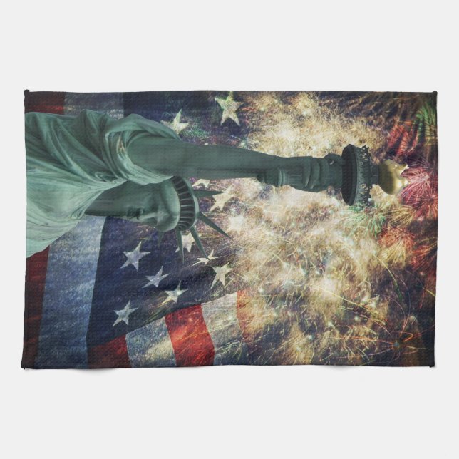 Statue of Liberty Towel (Horizontal)