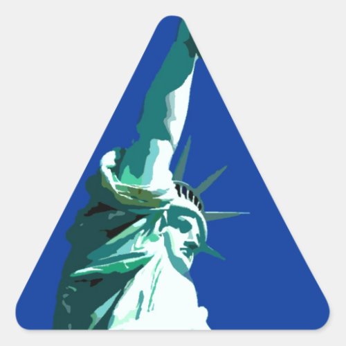 Statue of Liberty Triangle Sticker