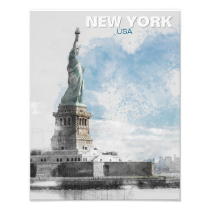 Statue of Liberty USA Holiday – Manhattan NYC Photo Print