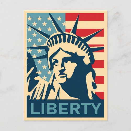 Statue of Liberty Vintage New York City Postcard