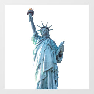 Statue of liberty window cling