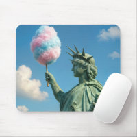Statue of Liberty with Cotton Candy
