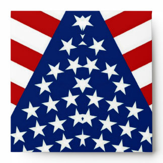 Statue of Liberty with Fireworks for 4th of July Envelope
