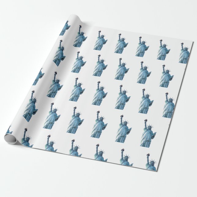 Statue of liberty  wrapping paper (Unrolled)