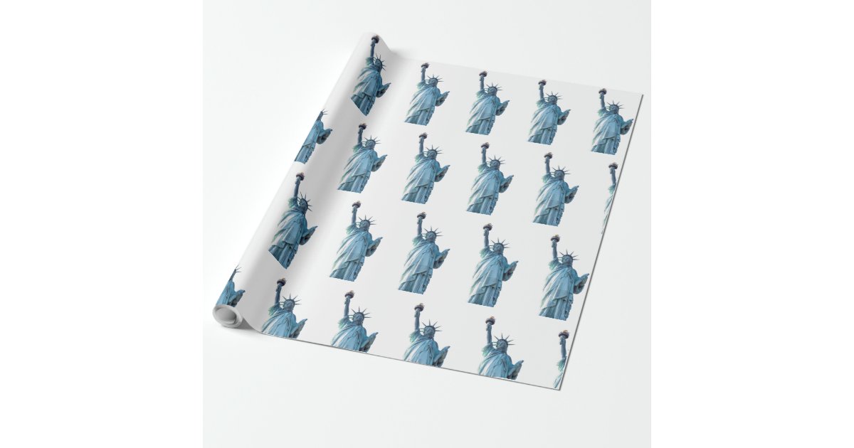Statue of liberty wrapping paper Zazzle