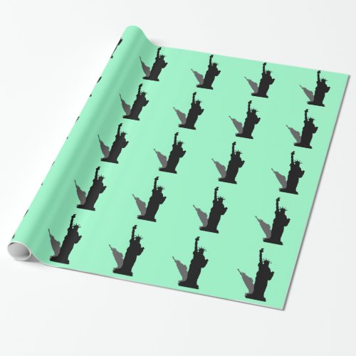 statue of liberty wrapping paper