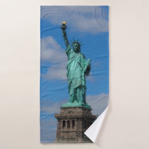 Statue of Libery NYC Bath Towel