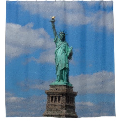 Statue of Libery NYC Shower Curtain