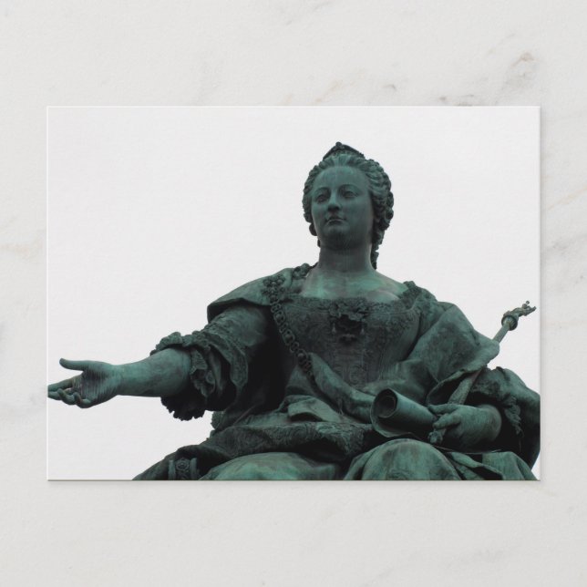 Statue Of Maria Theresia Postcard (Front)