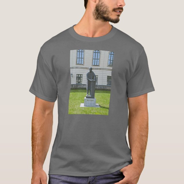 Statue of Max Planck in Berlin T-Shirt (Front)