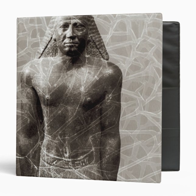 Statue of Mentuemhat, Governor of Thebes 3 Ring Binder (Front/Inside)