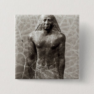 Statue of Mentuemhat, Governor of Thebes Button