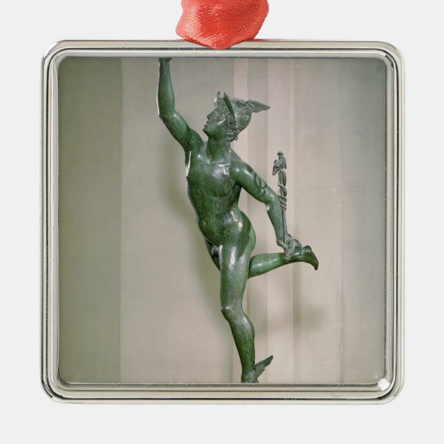 Statue of Mercury Metal Ornament (Front)