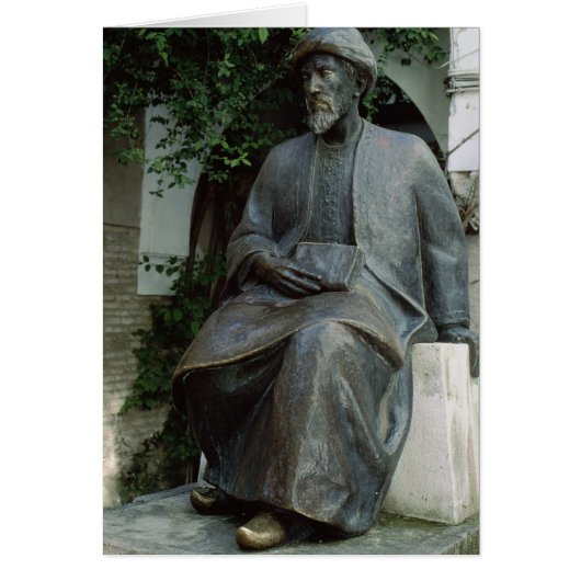 Statue of Moses Maimonides Cards (Front)
