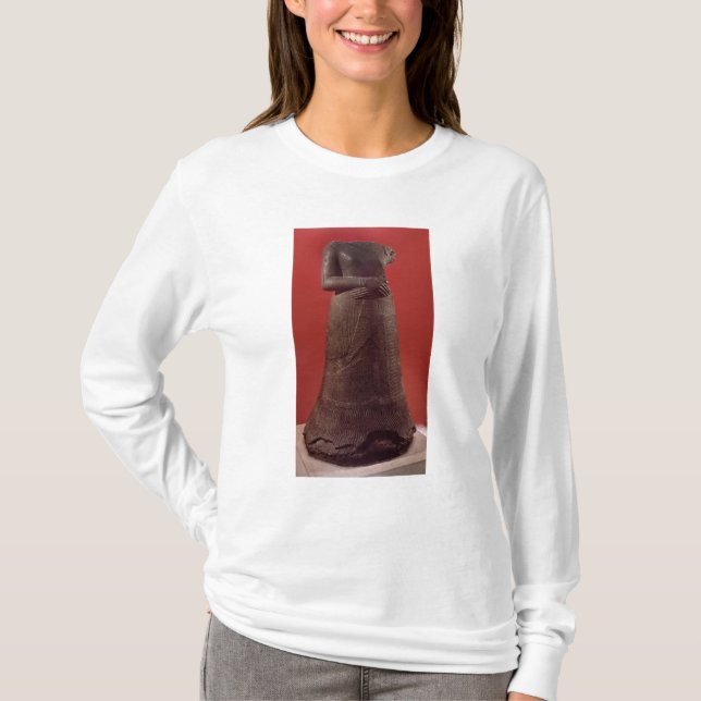 Statue of Napirasu, wife of Elamite King T-Shirt (Front)