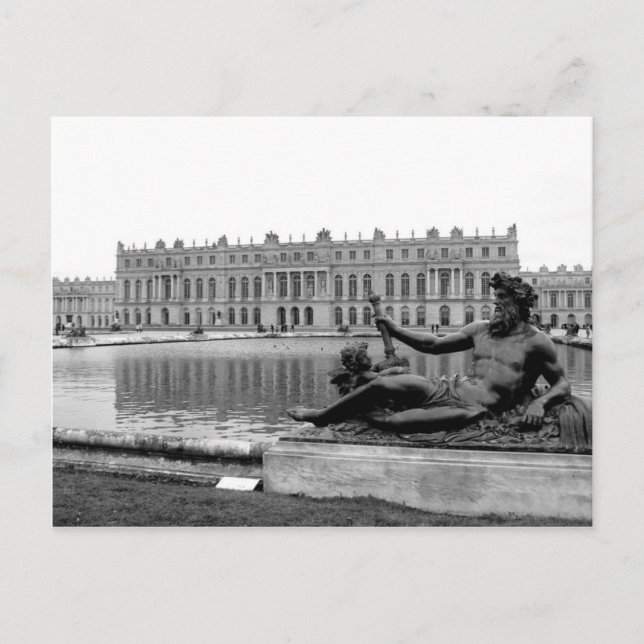 Statue of Neptune at Versailles Postcard (Front)