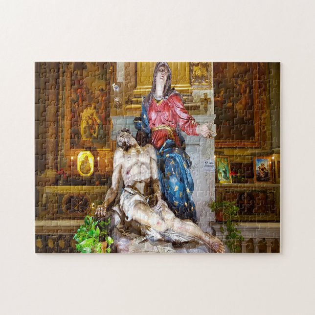 Statue of Our Lady . Jigsaw Puzzle (Horizontal)