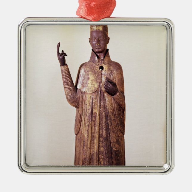 Statue of Pope Boniface VIII  1301 Metal Ornament (Front)