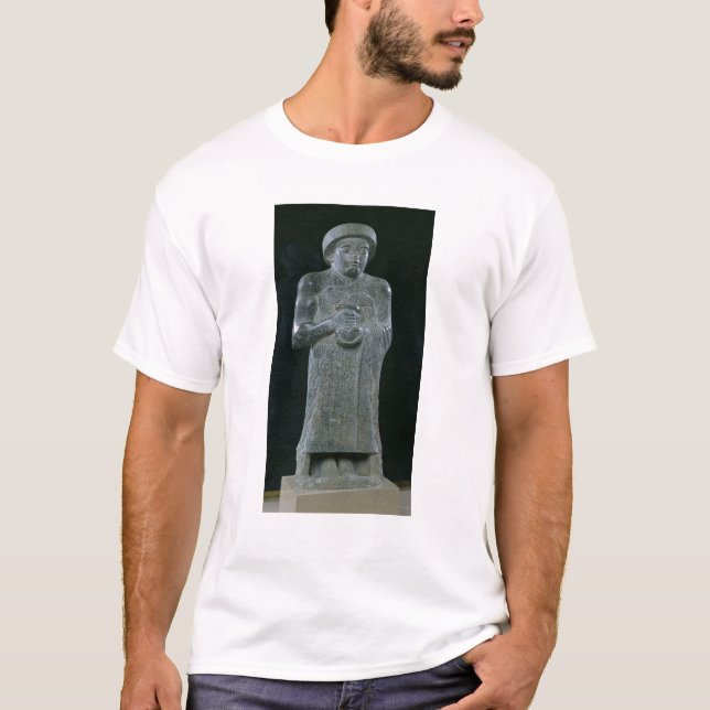 Statue of Prince Gudea, c.2150 BC T-Shirt (Front)