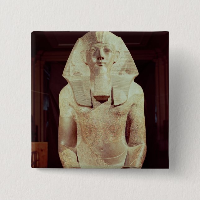 Statue of Queen Makare Hatshepsut Button (Front)