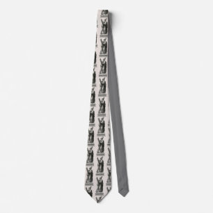 Statue of Saint Andrew Apostle with cross Neck Tie