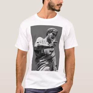 Statue of Saint Peter with Golden Key   T-Shirt