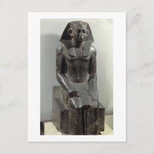 Statue of Sesostris III (1887-49 BC) as a young ma Postcard