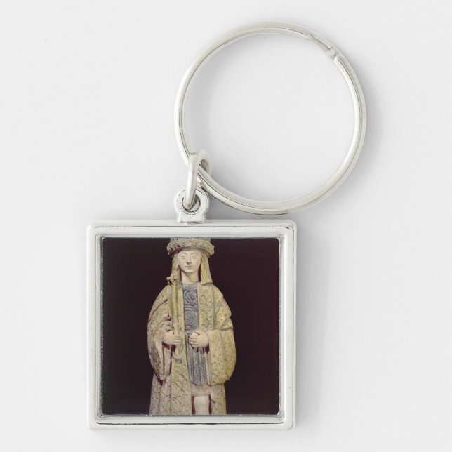 Statue of St. Louis Keychain (Front)