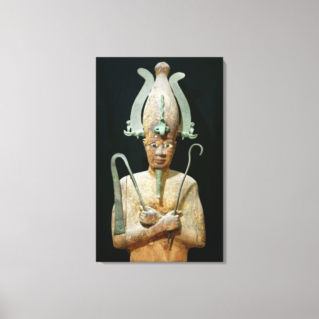 Statue of the Cult of Osiris Canvas Print (Front)