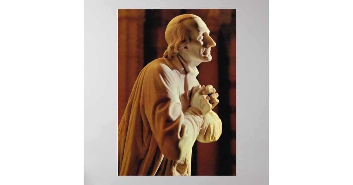 Statue of the Cure d'Ars Poster | Zazzle