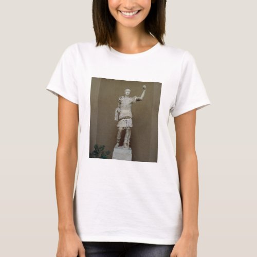 Statue of the Emperor Trajan 53_117 AD marble T_Shirt