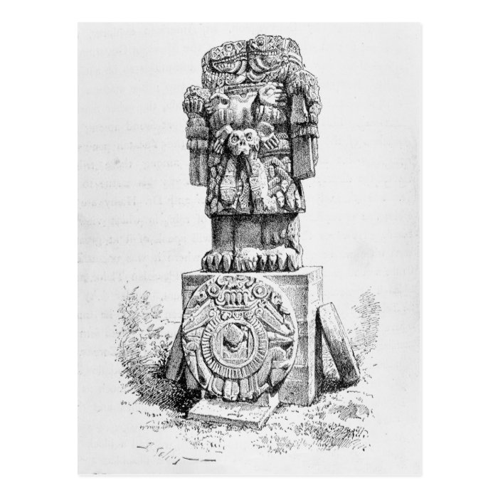 Statue of the Goddess Coatlicue Post Cards