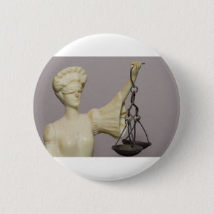 Statue of the goddess Themis Button