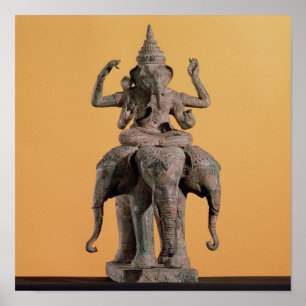 Statue of the Hindu God Ganesh Poster