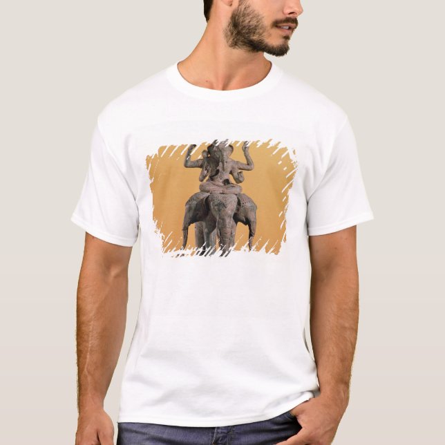 Statue of the Hindu God Ganesh T-Shirt (Front)
