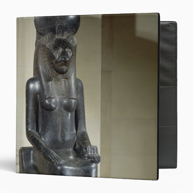 Statue of the lion-headed goddess Sekhmet, from th Binder (Front/Inside)