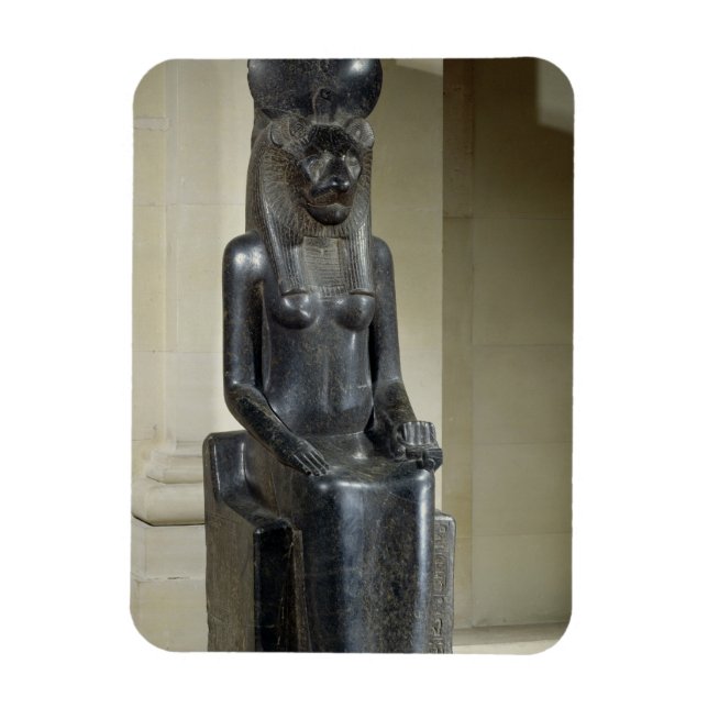 Statue of the lion-headed goddess Sekhmet, from th Magnet (Vertical)