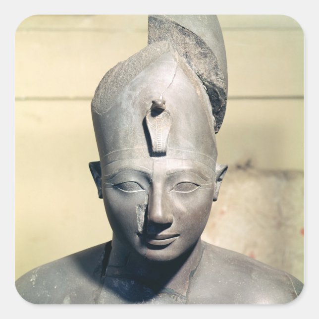 Statue of Tuthmosis III Square Sticker (Front)