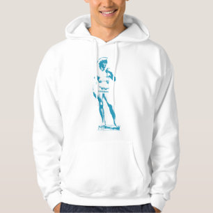 Statue: Say the F Word — Blue Print Hoodie