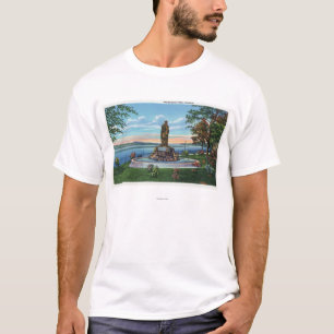 Statue Scene in Promenade Park T-Shirt