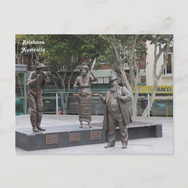 Statues in Brisbane, Australia Postcard (Front)