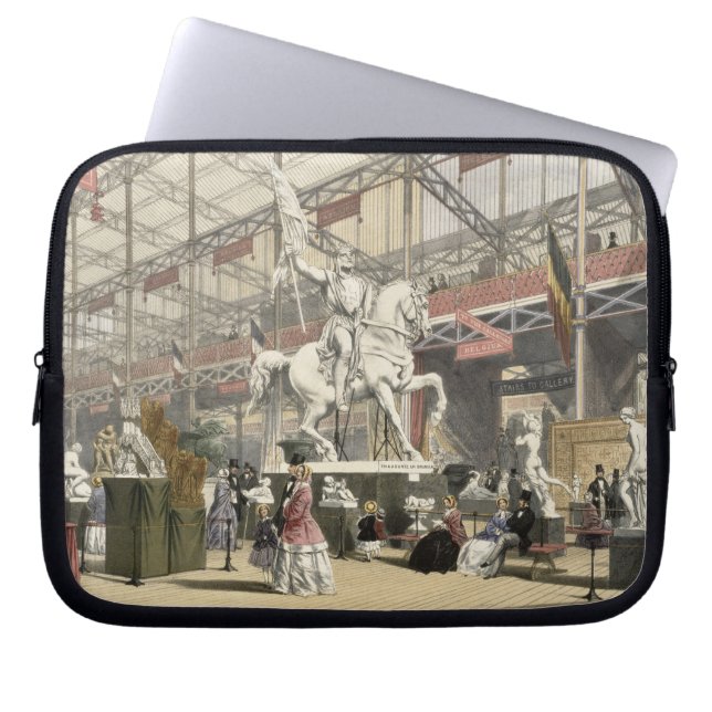 Statues in the Belgium section of the Great Exhibi Laptop Sleeve (Front)
