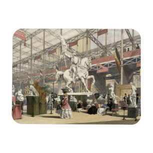 Statues in the Belgium section of the Great Exhibi Magnet