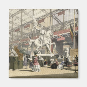 Statues in the Belgium section of the Great Exhibi Magnet