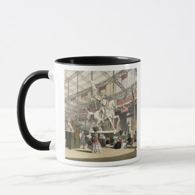 Statues in the Belgium section of the Great Exhibi Mug (Left)