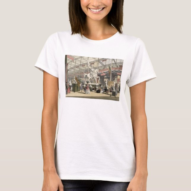 Statues in the Belgium section of the Great Exhibi T-Shirt (Front)